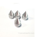 Bouchons de valve coniques en aluminium de haute qualité